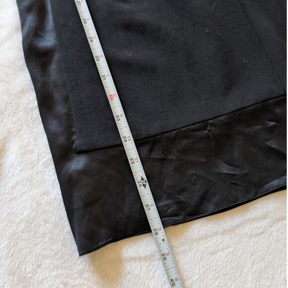 Dolce & Gabbana Black Satin Sleeveless A-line Midi Dress, size IT44/US8/L - Picture 7 of 10